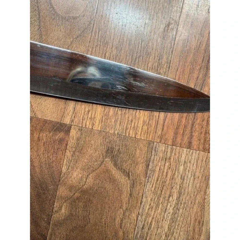 Kitchen Delite‎ Stainless Slicing Chef Knife Full Tang Wood Handle Heavy Duty